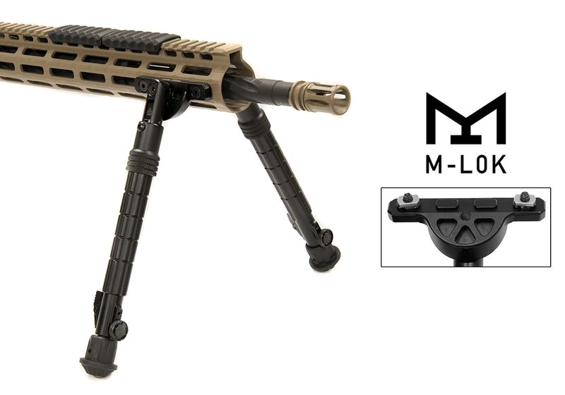 UTG RECON FLEX M-LOK BIPOD - 5.7-8" HT