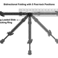 UTG RECON FLEX M-LOK BIPOD - 5.7-8" HT