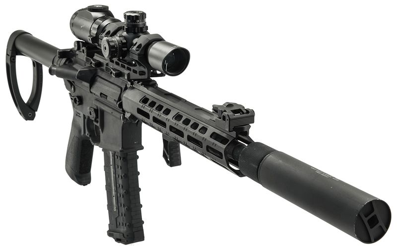 UTG FORERUNNER 10" M-LOK FREE FLOAT HANDGUARD