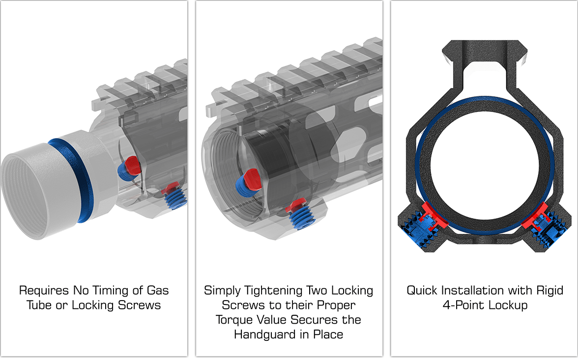 UTG FORERUNNER 15" M-LOK FREE FLOAT HANDGUARD