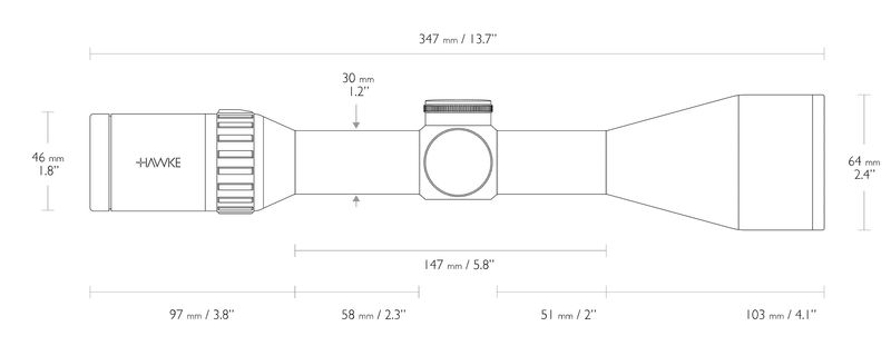 HAWKE ENDURANCE 30 WA 3-12X56 IR LR
