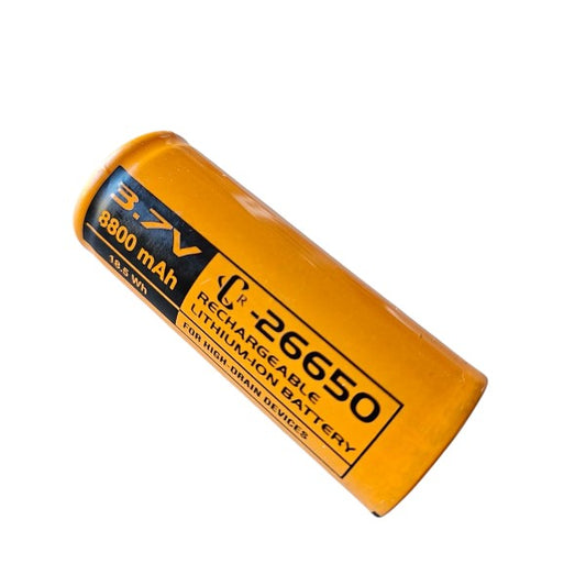 LI-ION 26650 3.7V  BATTERY 8800mAh - 1's