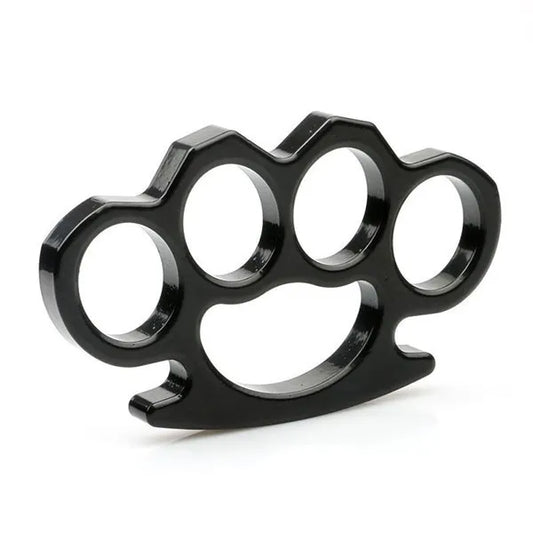 HEAVY DUTY 4 FINGER KNUCKLE DUSTER - BLACK - NeonSales {{ shop.shopifyCountryName }}