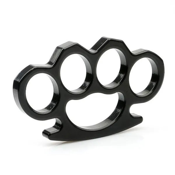 HEAVY DUTY 4 FINGER KNUCKLE DUSTER - BLACK - NeonSales {{ shop.shopifyCountryName }}