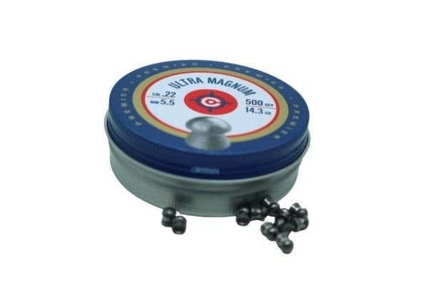 CROSMAN ULTRA MAGNUM .22 14.3GR - 500s PELLETS