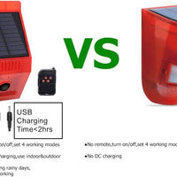 SOLAR ALARM LAMP WITH REMOTE CONTROL - N911C