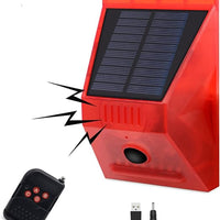 SOLAR ALARM LAMP WITH REMOTE CONTROL - N911C