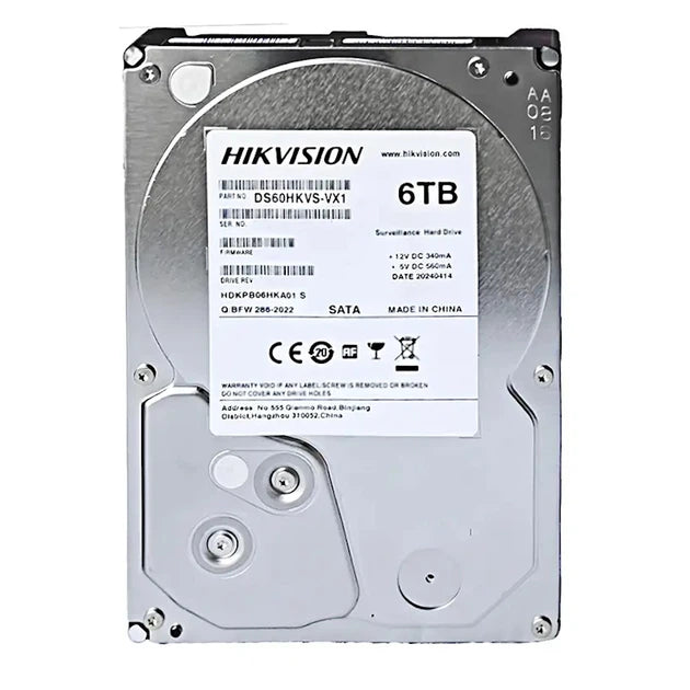 Hikvision 6TB surveillance hard drive