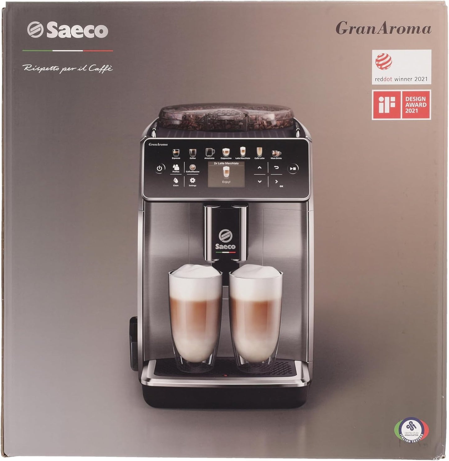 SAECO GRANAROMA SM6580 ESPRESSO MACHINE-WHITE - NeonSales {{ shop.shopifyCountryName }}