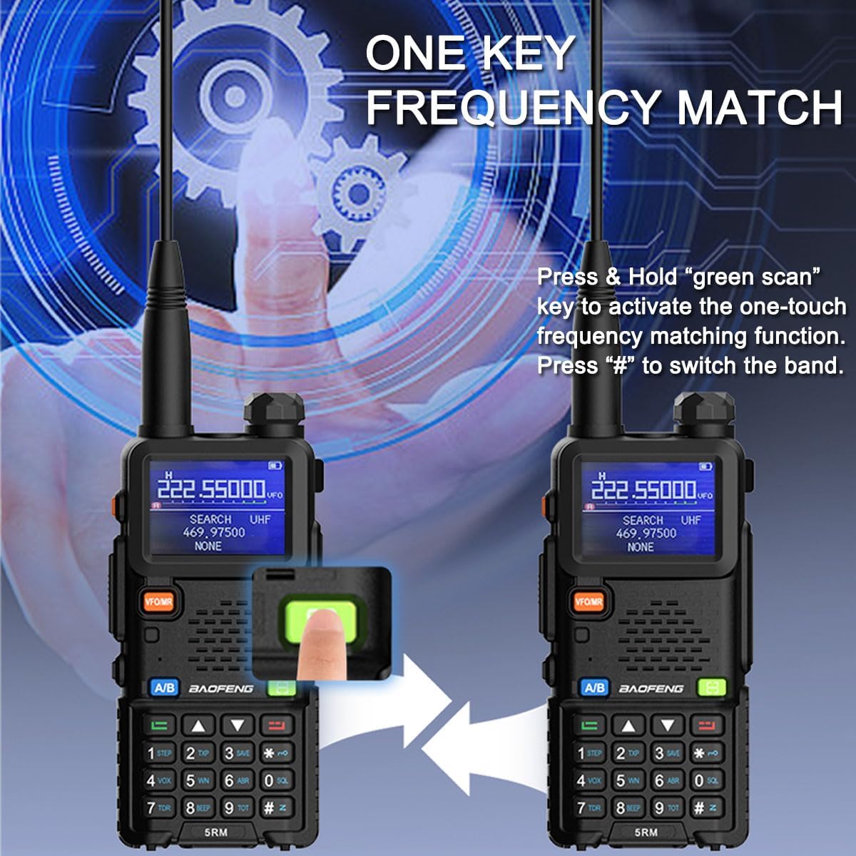BAOFENG UV-5RM TWO-WAY RADIO