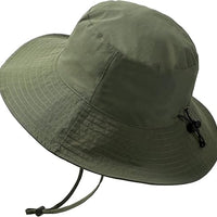 UNBRANDED-JY-3-ROUND HAT-DARK GREEN
