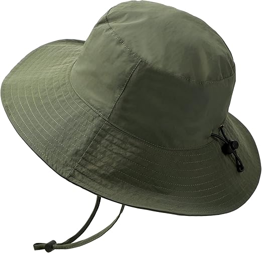 UNBRANDED-JY-3-ROUND HAT-DARK GREEN