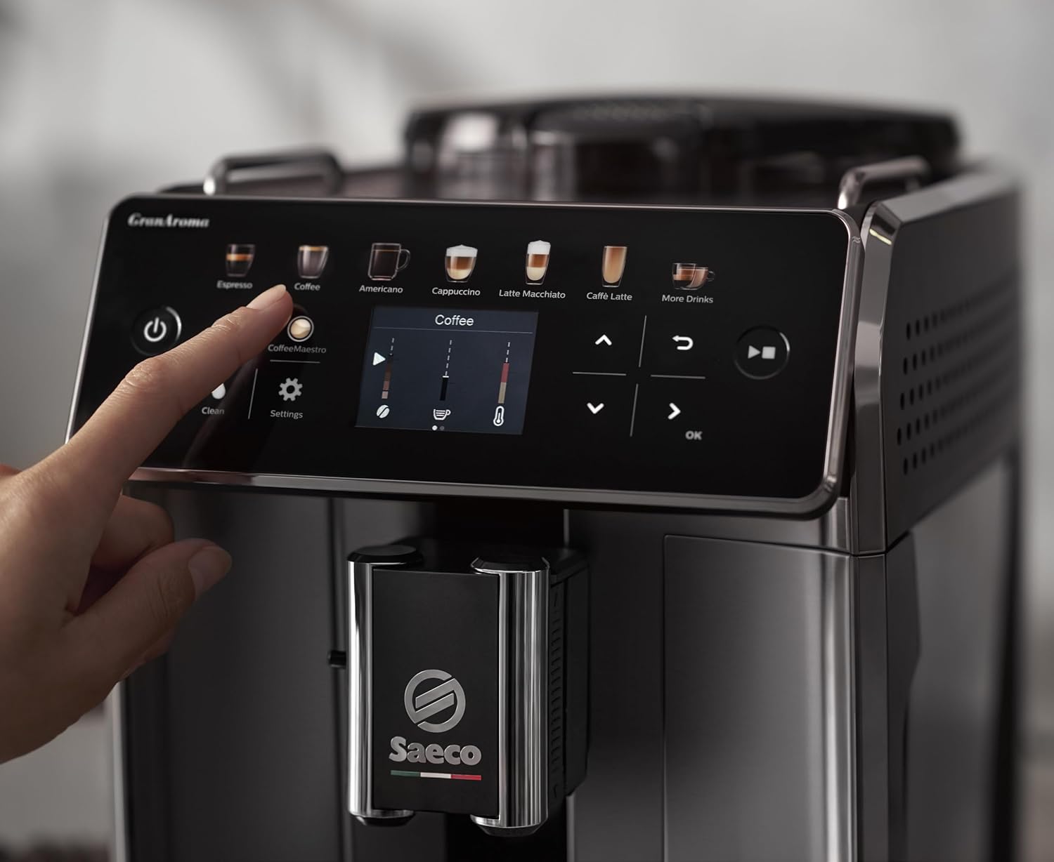 SAECO GRANAROMA SM6580 ESPRESSO MACHINE-WHITE - NeonSales {{ shop.shopifyCountryName }}