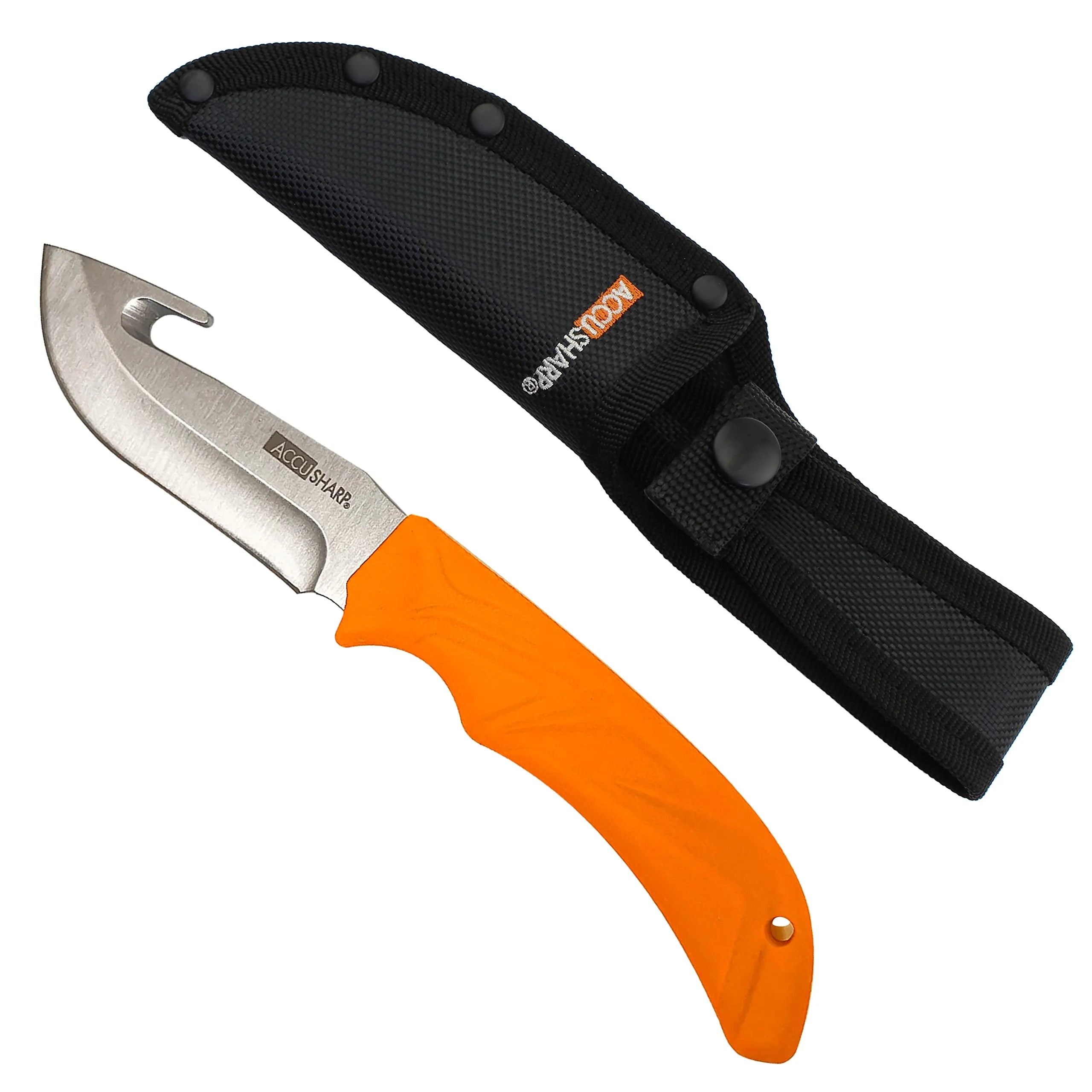 ACCUSHARP GUT HOOK KNIFE  WITH SHEATH - NeonSales {{ shop.shopifyCountryName }}