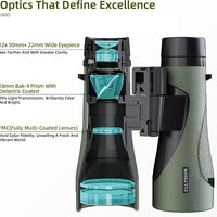 GLLYSION 12X50 HD BINOCULAR