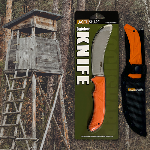 ACCUSHARP BUTCHER KNIFE - WITH SHEATH - NeonSales {{ shop.shopifyCountryName }}