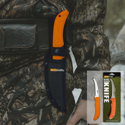 ACCUSHARP ACCUZIP SKINNING KNIFE - WITH SHEATH - NeonSales {{ shop.shopifyCountryName }}