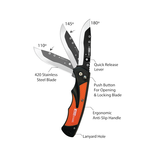 ACCUSHARP RAZOR KNIFE + 2 REPLACEMENT BLADES - NeonSales {{ shop.shopifyCountryName }}
