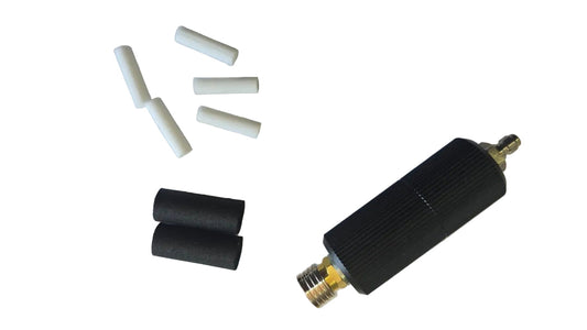 Candidate Titanium inline mini compressor filter reference – verify connector configuration against stock