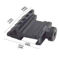 Reference dimensions for a similar 45mm offset mount