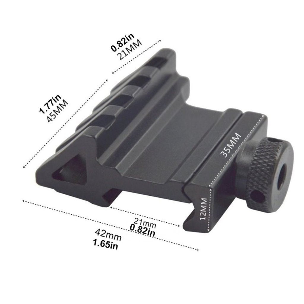 Reference dimensions for a similar 45mm offset mount