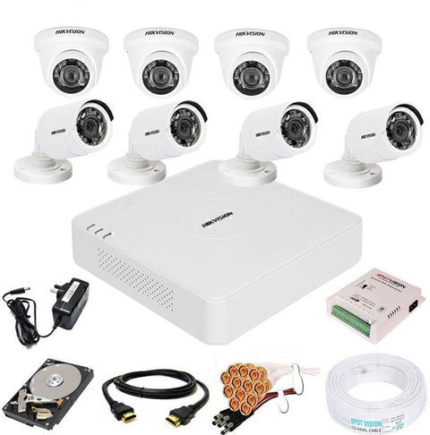 HIKVISION HD-TVI 8 CHANNEL HI-RES DVR INSTALLER KI
