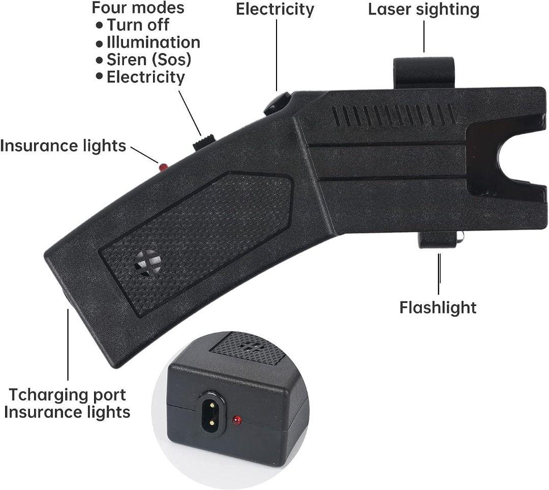 80KV STUN GUN LAUNCHER W/ 3X CARTRIDGES - NeonSales South Africa