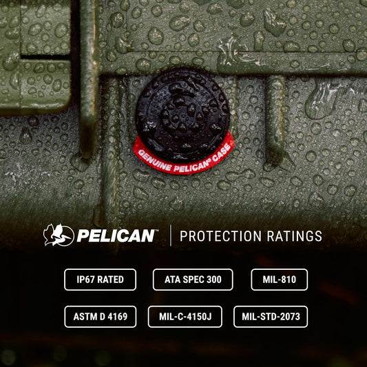 PELICAN 1200 HARDSHELL CASE - BLACK