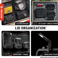 PELICAN 1200 HARDSHELL CASE - BLACK