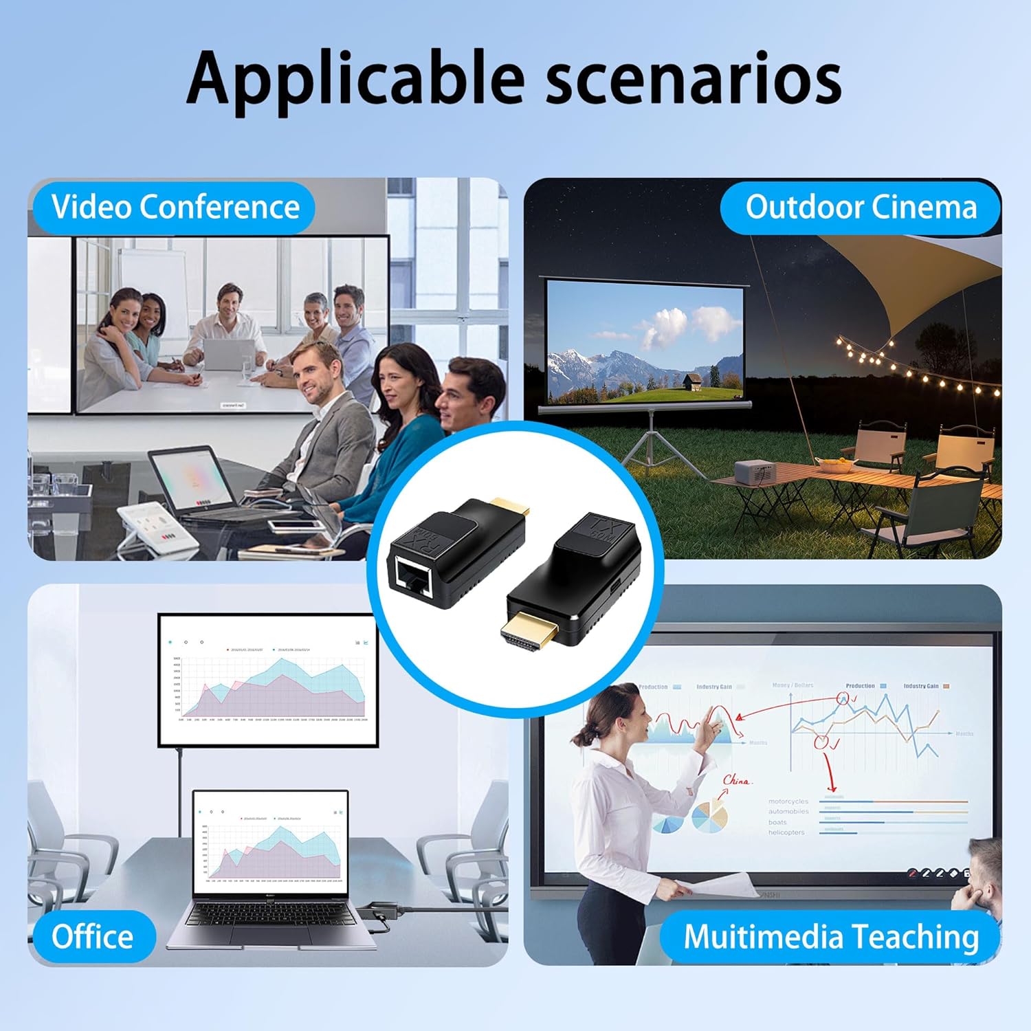 HDMI Q-HD6 EXTENDER-60M OVER CAT6 - NeonSales {{ shop.shopifyCountryName }}