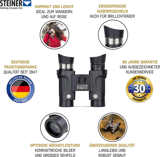 STEINER 8X24 WILDLIFE BINOCULAR