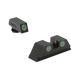 Meprolight Mepro Tru-Dot fixed tritium night sight set for Glock, green/green