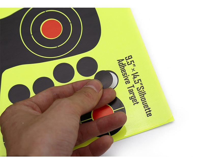 9.5x14.5" ADHESIVE HI-VIS TARGET SHEETS - 10's - NeonSales {{ shop.shopifyCountryName }}