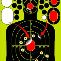9.5x14.5" ADHESIVE HI-VIS TARGET SHEETS - 10's - NeonSales {{ shop.shopifyCountryName }}
