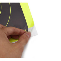 9.5x14.5" ADHESIVE HI-VIS TARGET SHEETS - 10's - NeonSales {{ shop.shopifyCountryName }}