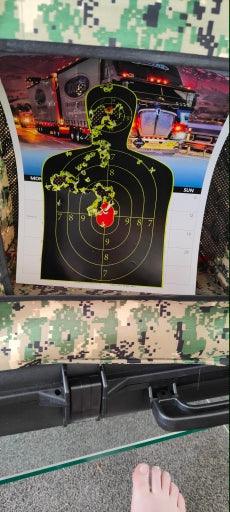 9.5x14.5" ADHESIVE HI-VIS TARGET SHEETS - 10's - NeonSales {{ shop.shopifyCountryName }}