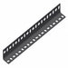 Steel angle bracket for equipment rack - representative slotted angle form
