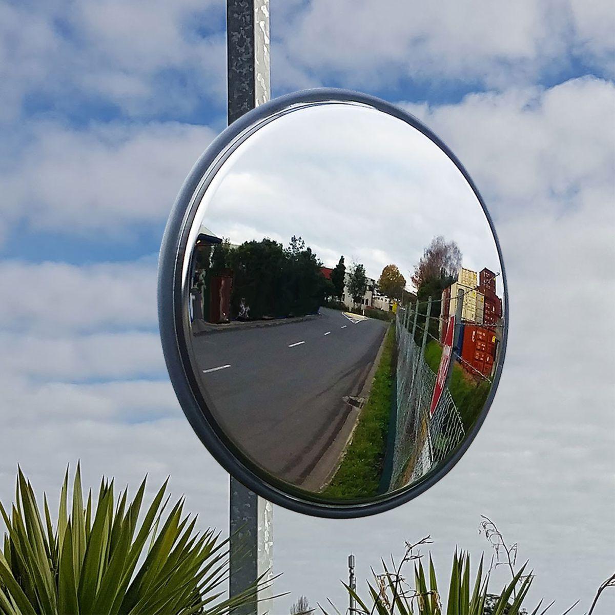 900MM CONVEX ACRYLIC MIRROR W/ MOUNT BRACKET - NeonSales {{ shop.shopifyCountryName }}