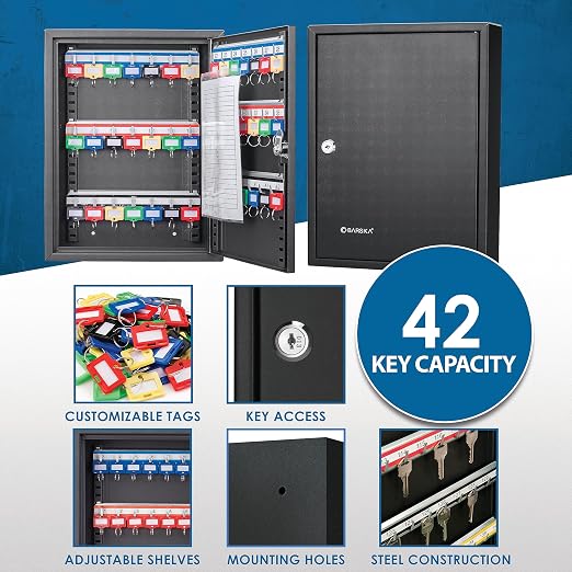 BARSKA CB13232 KEY LOCK CABINET LOCK BOX