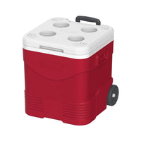 Cosmoplast KeepCold 45L Trolley Cooler Box, White-Orange