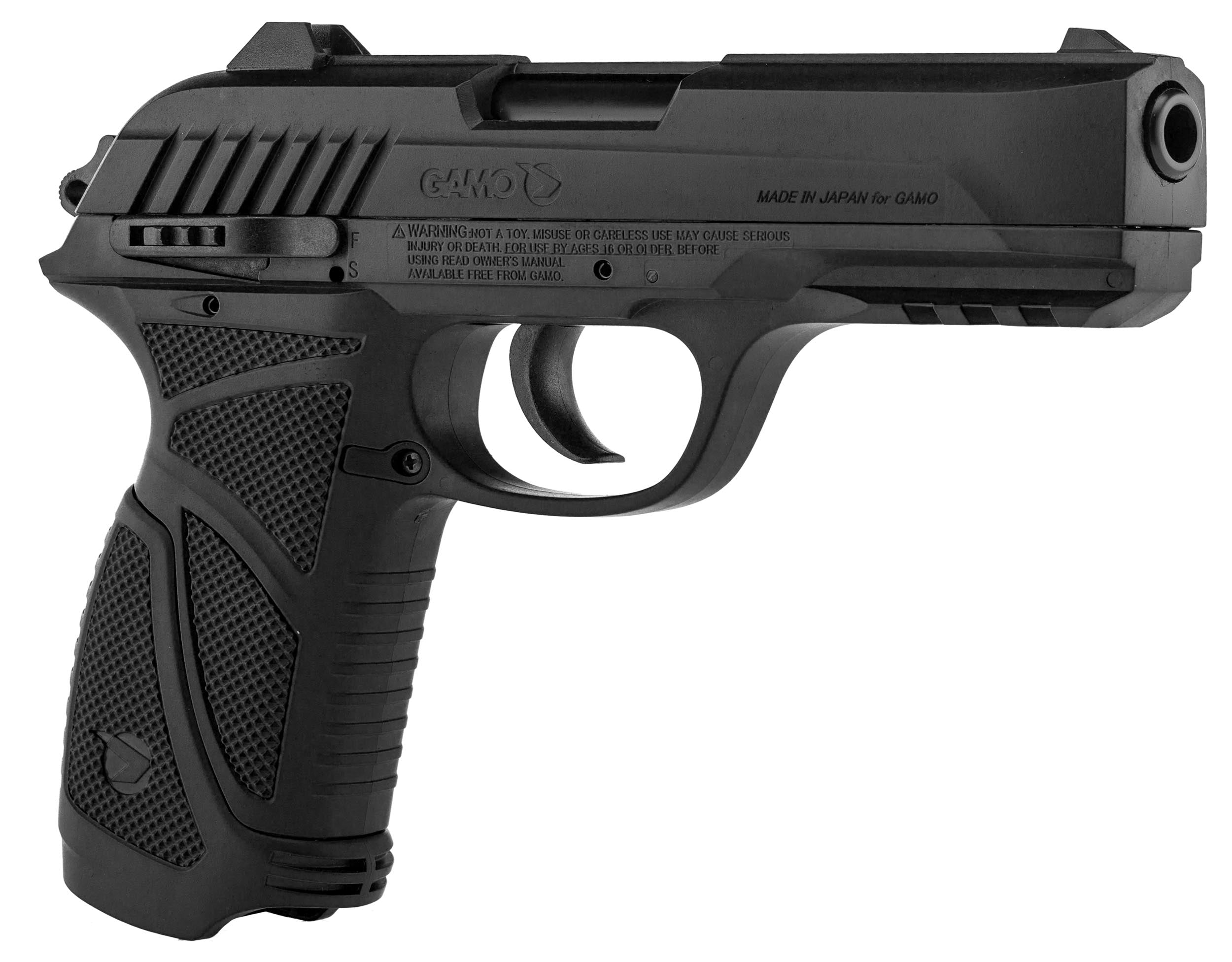 GAMO PT85 TACTICAL CO2 GAS PISTOL DUAL AMMO