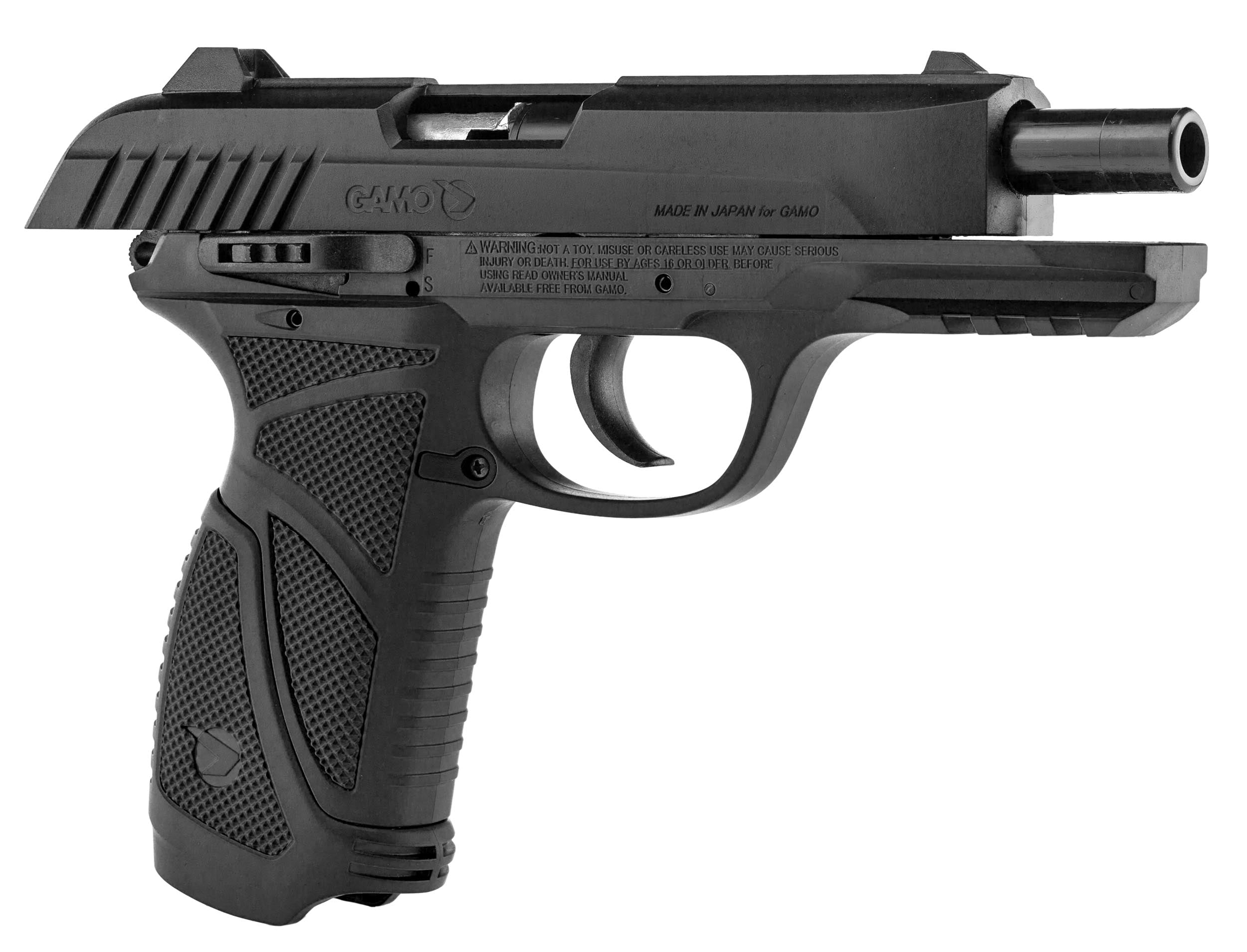 GAMO PT85 TACTICAL CO2 GAS PISTOL DUAL AMMO