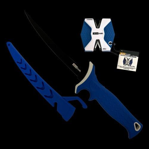 ACCUSHARP FILLET KNIFE + 2 STEP CERAMIC SHARPENER - NeonSales {{ shop.shopifyCountryName }}
