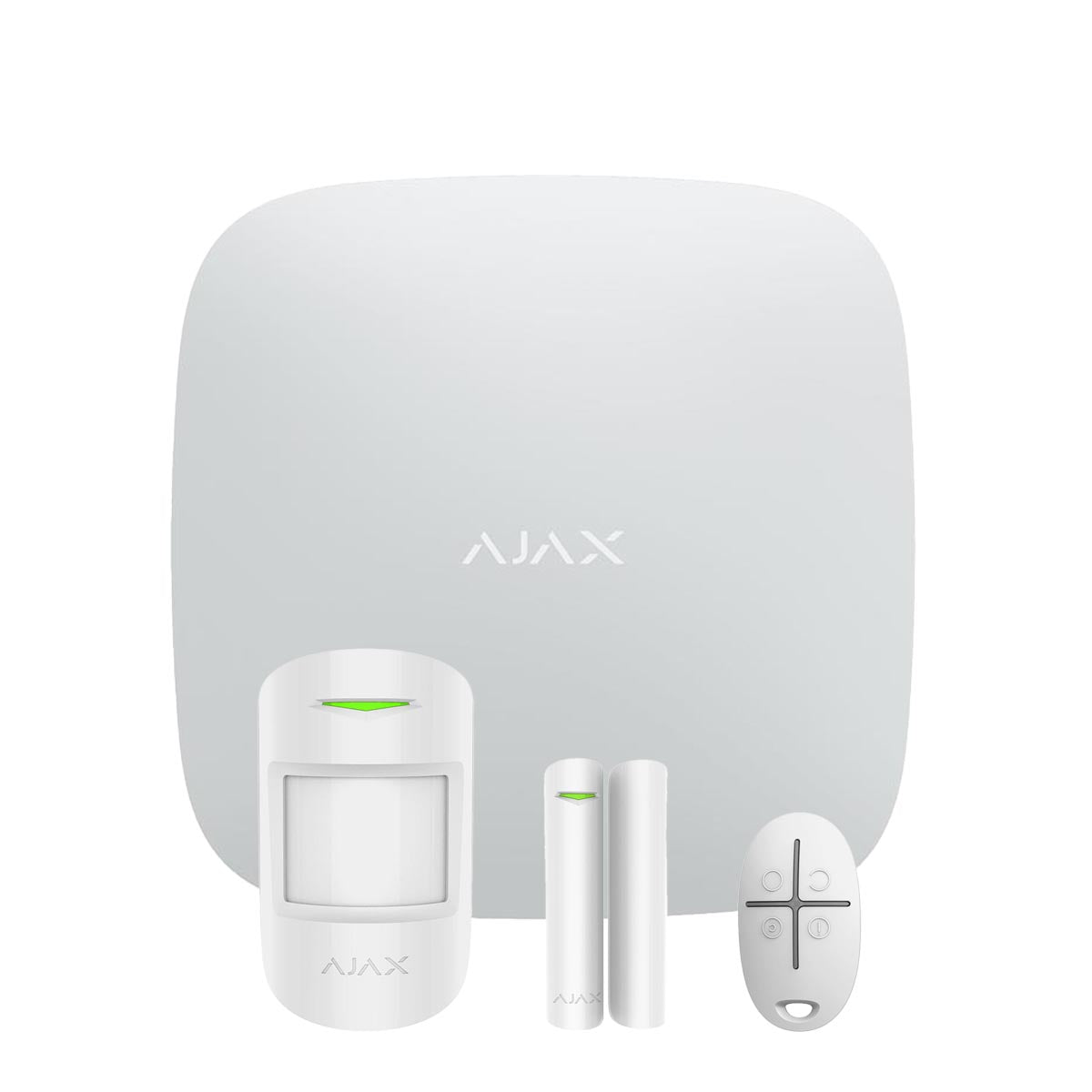 Ajax Hub 2 alarm starter kit representative image