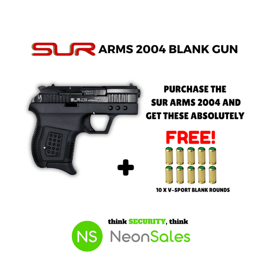 SUR ARMS 2004 BLANK GUN + 10 BLANKS