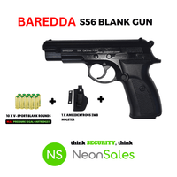 BAREDDA S56 BLACK + 10 BLANKS + HOLSTER
