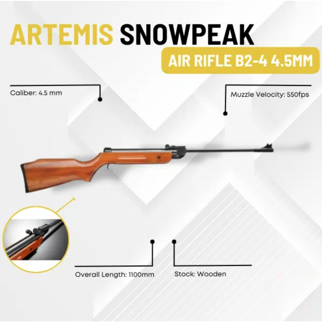 SPA ARTEMIS B2-4 WOODEN AIR RIFLE 4.5MM