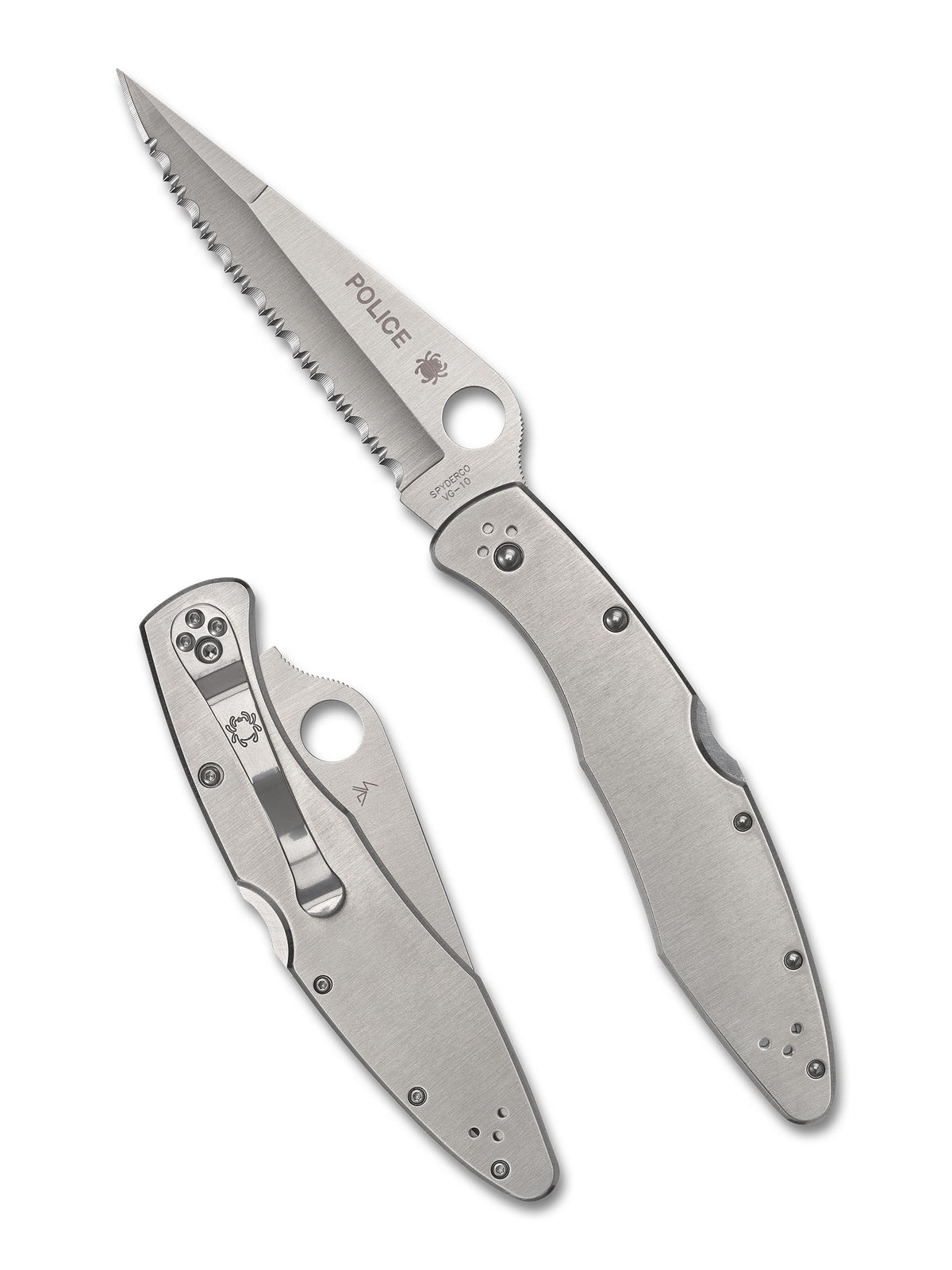 Spyderco Police Model Stainless SpyderEdge
