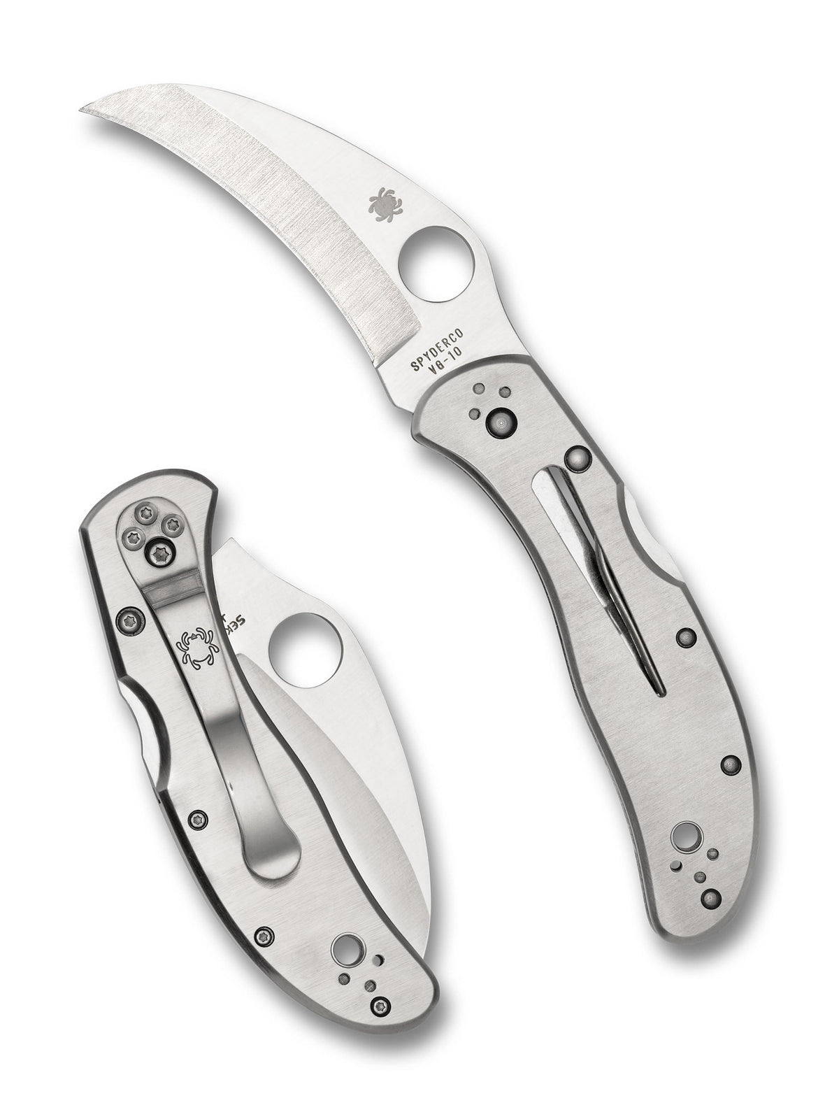 Spyderco Harpy Hawkbill Stainless PlainEdge