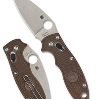 Spyderco Manix 2 Lightweight Brown CPM 15V Sprint Run